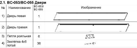 ВС-055 Двери